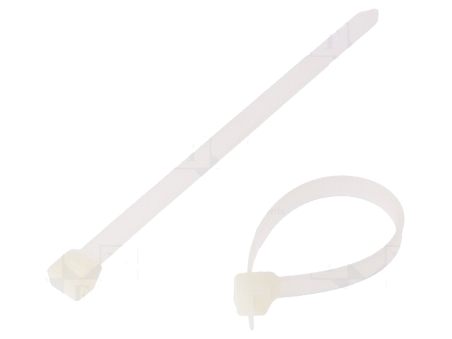 Kabelbinder; L: 150mm; W: 7,6mm; polyamide; 533N; natuurlijk Kabelbinder; L: 150mm; W: 7,6mm; polyamide; 533N; natuurlijk